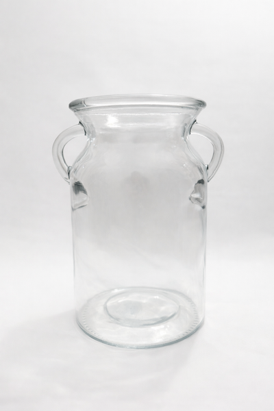 Clear Class Handled Vase