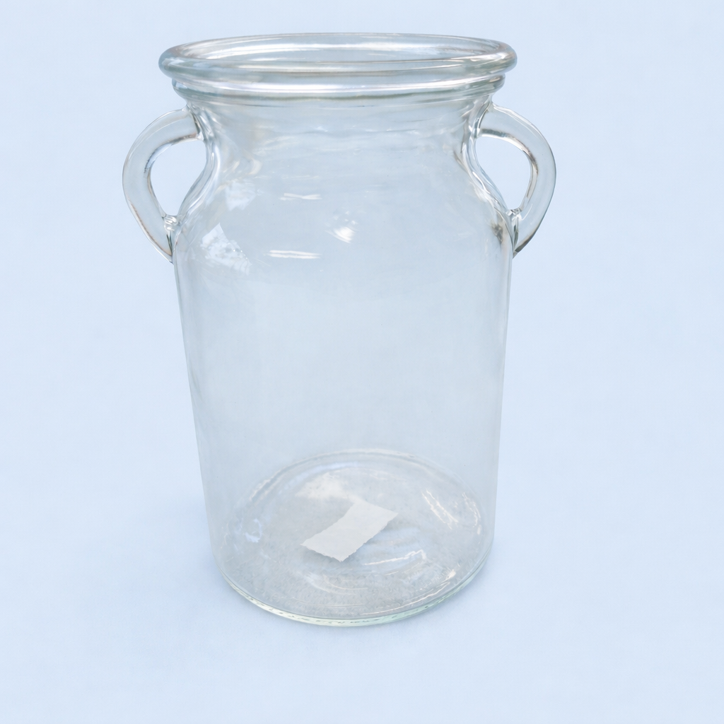 Clear Class Handled Vase