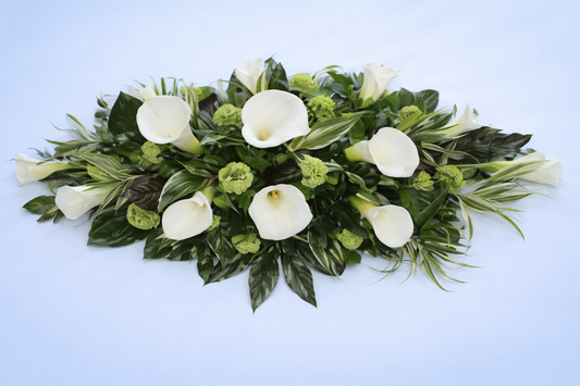 Calla Lilies Double ended Coffin Spray