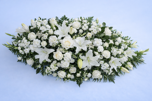 Lilies Double Ended Coffin Spray